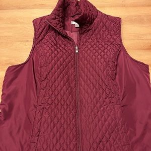 Burgundy/Wine Puffer Vest